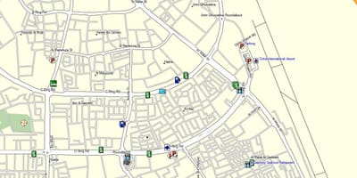 แผนที่ของ world. kgm กาตาร์สนามบิน